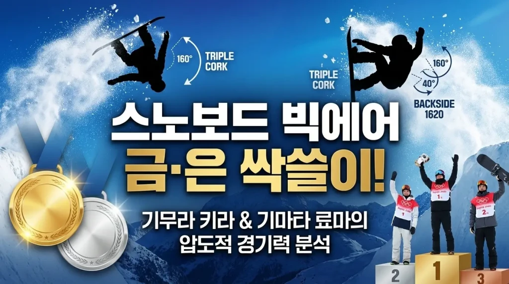 스노보드 빅에어 금·은 싹쓸이