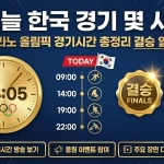 밀라노 올림픽 경기시간