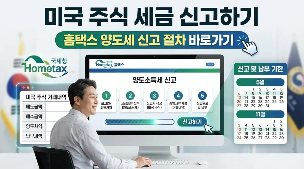 미국 주식 세금 신고 방법