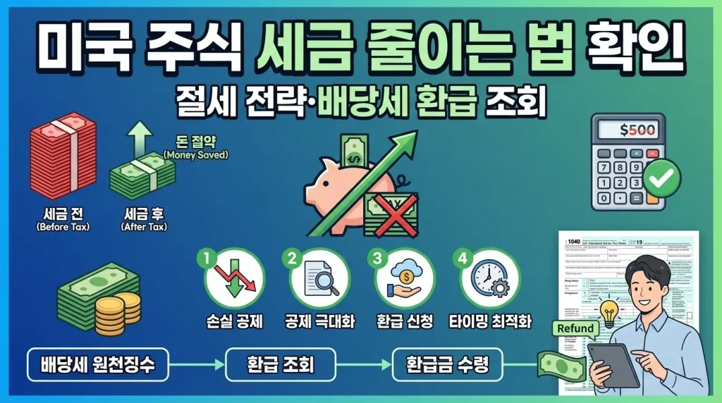 미국 주식 세금 줄이는 법