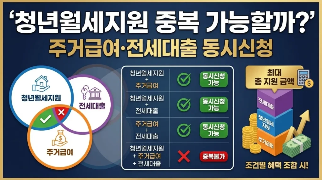 2026 청년월세지원 중복 