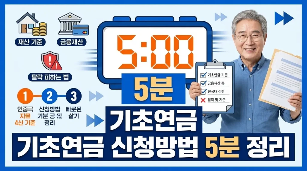 기초연금 신청방법