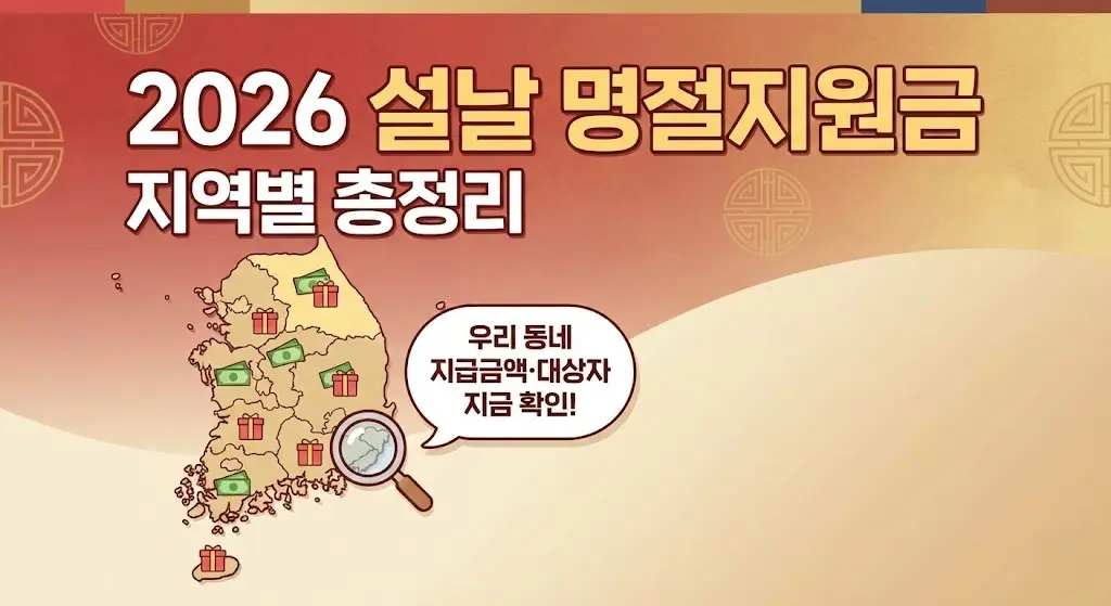 2026 설날 취약계층 위로금 및 다자녀 가구 에너지바우처 신청 안내 이미지