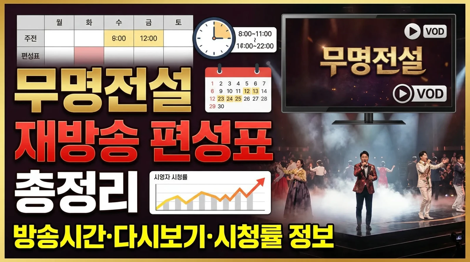 무명전설 재방송