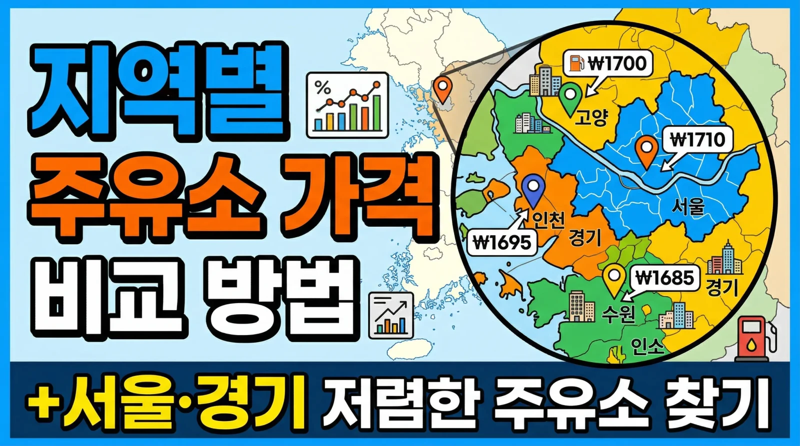 내 주변 저렴한 싼 주유소 찾기 꿀팁