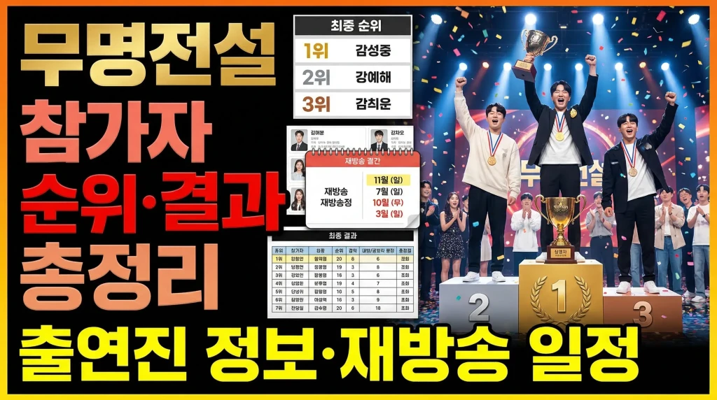 무명전설 참가자