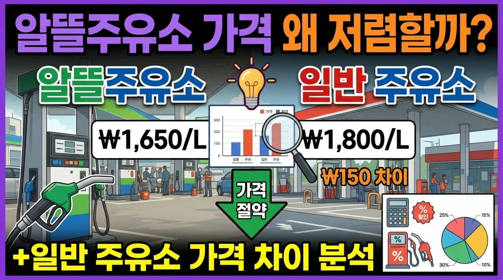 알뜰주유소 가격이 왜 저렴한지 일반 주유소와의 유통 구조 차이를 심층 분석했습니다. 싼 게 비지떡일까 걱정하셨나요? 품질 논란 종결과 저렴한 가격의 비밀을 낱낱이 공개합니다. 2026년 주유비 재테크의 시작, 여기서 지금 바로 확인하세요.
