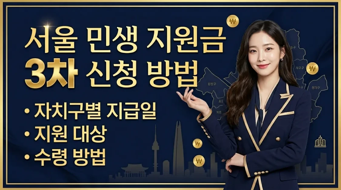 서울 민생지원금 3차 신청방법 | 자치구별 지급일·대상자·수령 방법 2 서울 민생지원금 3차