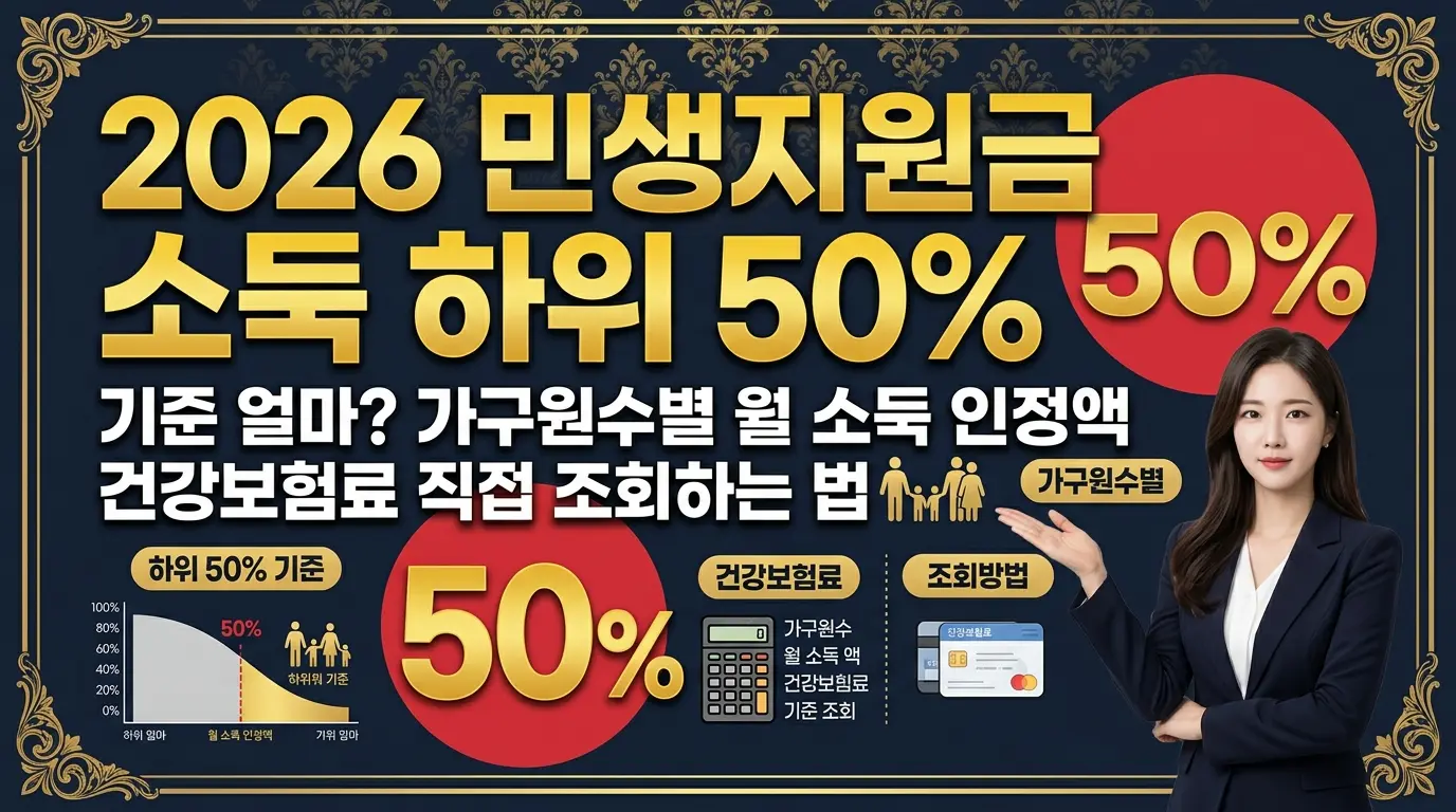민생지원금 소득 하위 50%