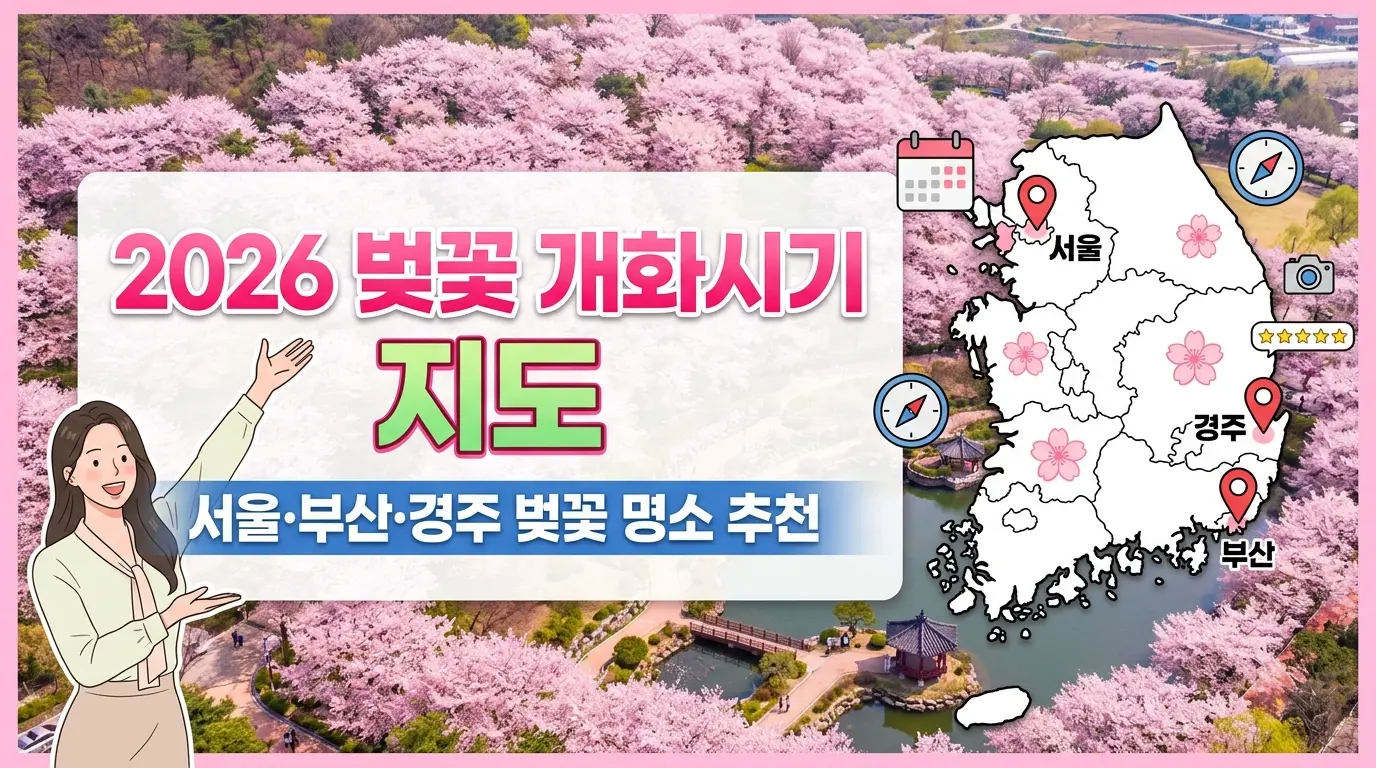 벚꽃 개화시기 지도