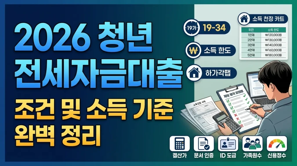 청년 전세자금대출 조건