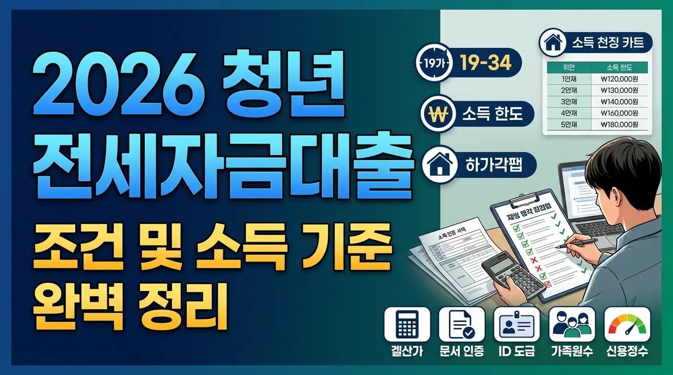 청년 전세자금대출 조건