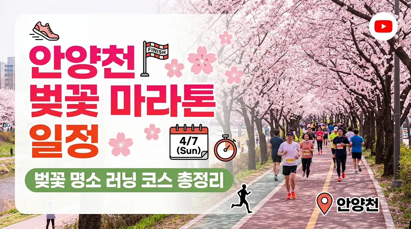 안양천 벚꽃 마라톤