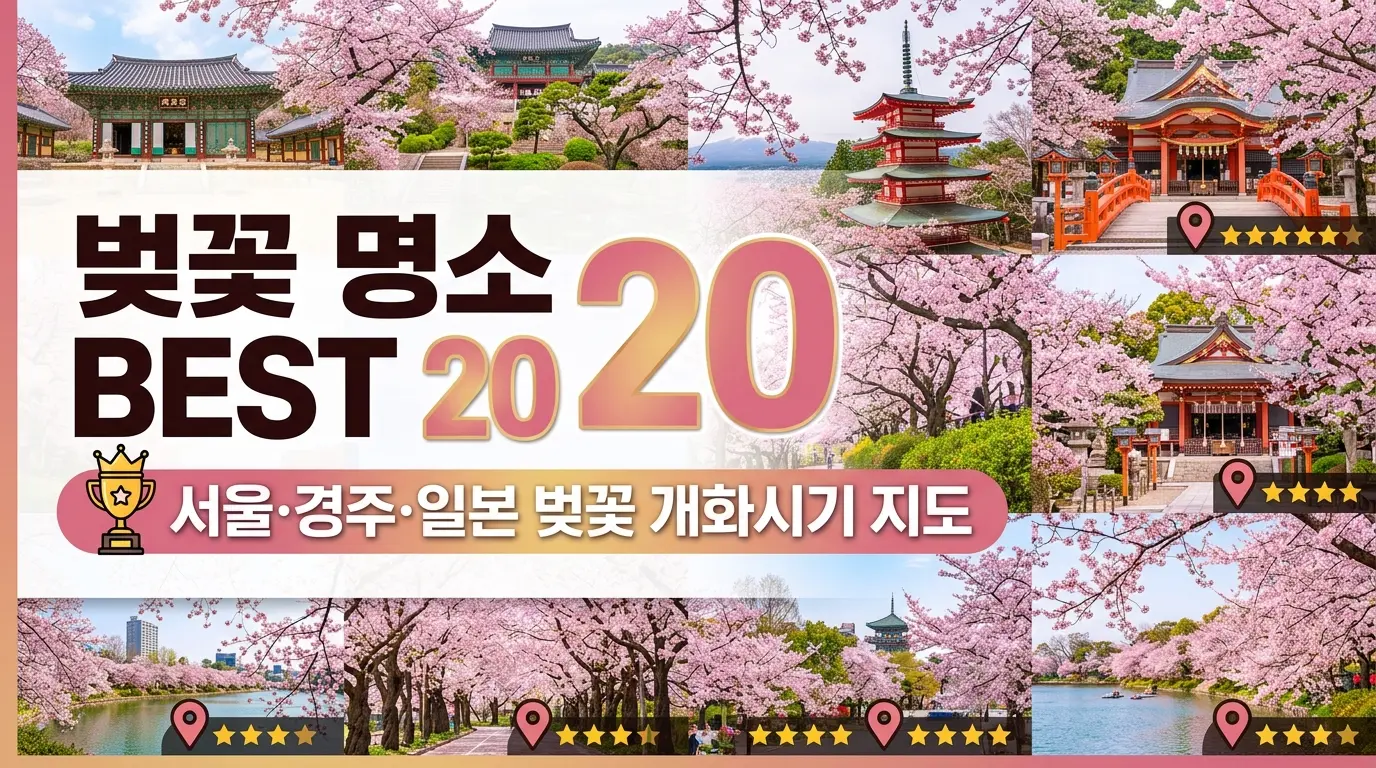 벚꽃 명소 BEST 20