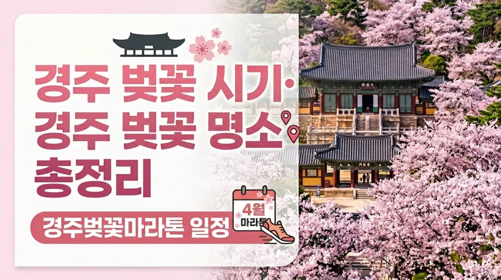 경주 벚꽃 시기