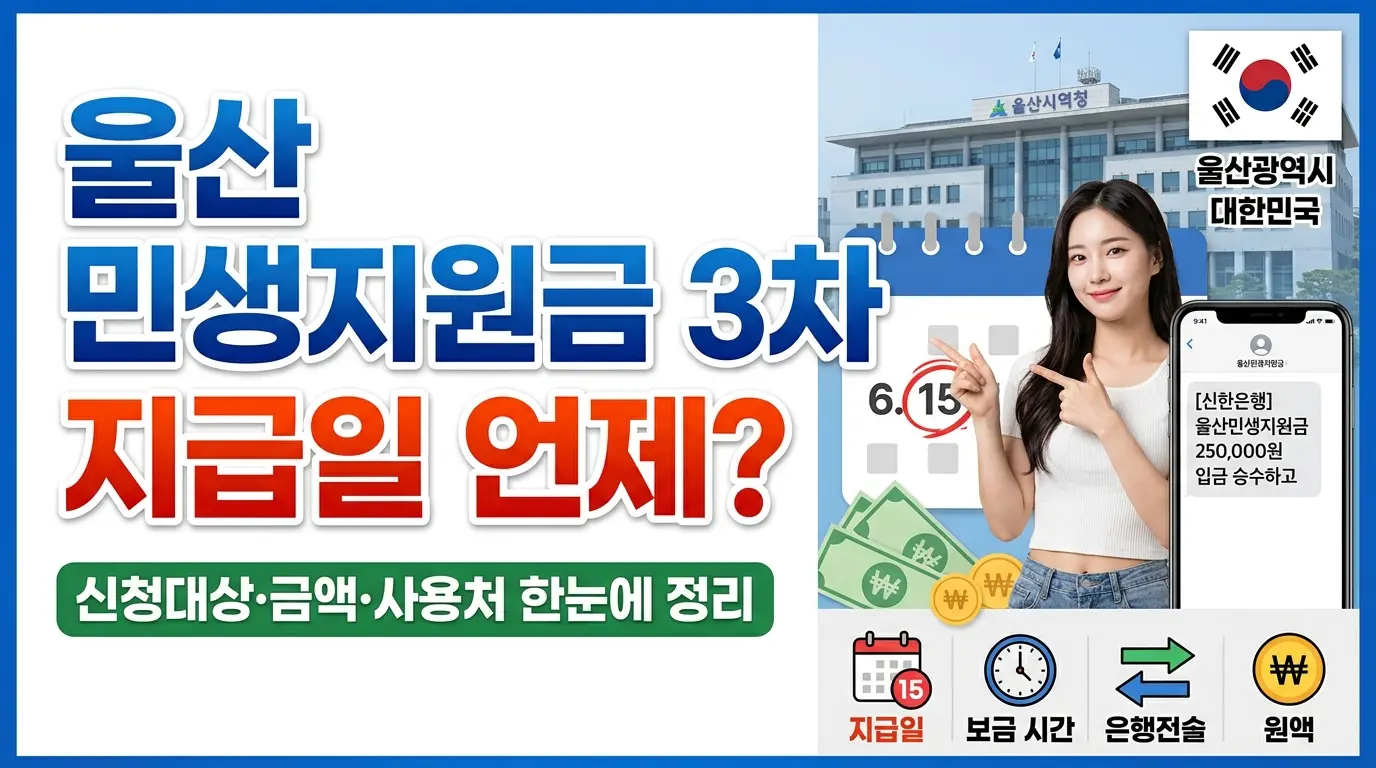 울산 민생지원금 3차