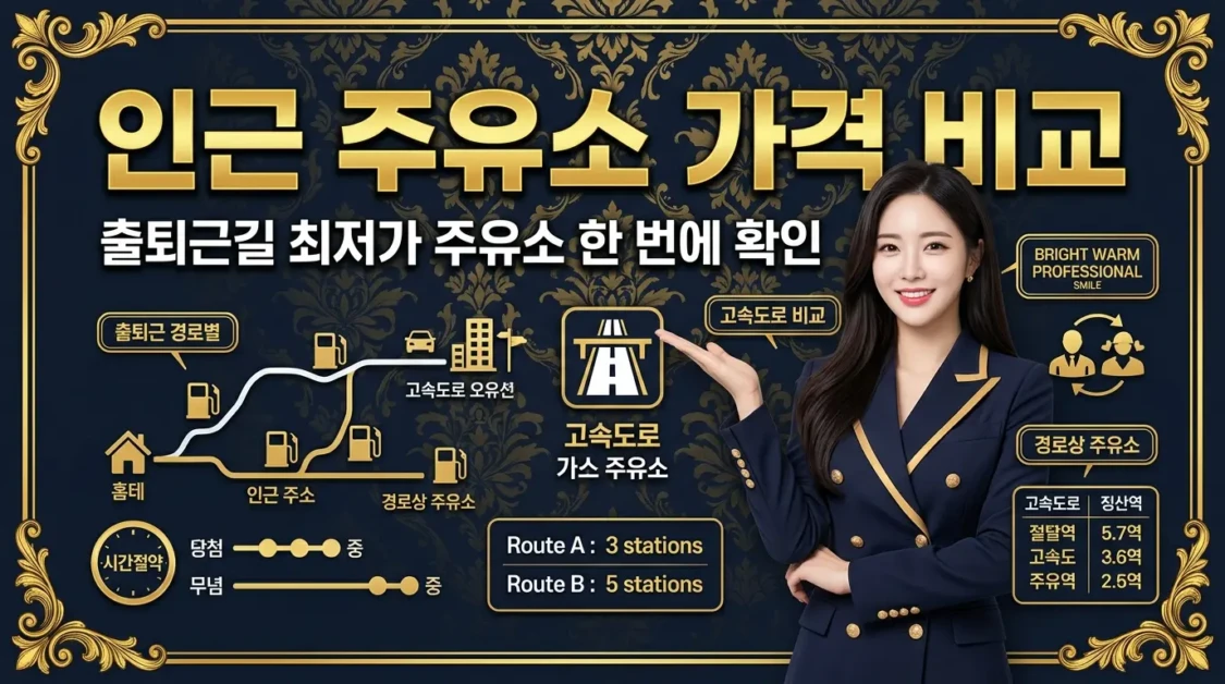 인근 주유소 가격 비교 | 출퇴근길 최저가 주유소 한 번에 확인 2 ultra high quality professional korean youtube thu 1774871814390