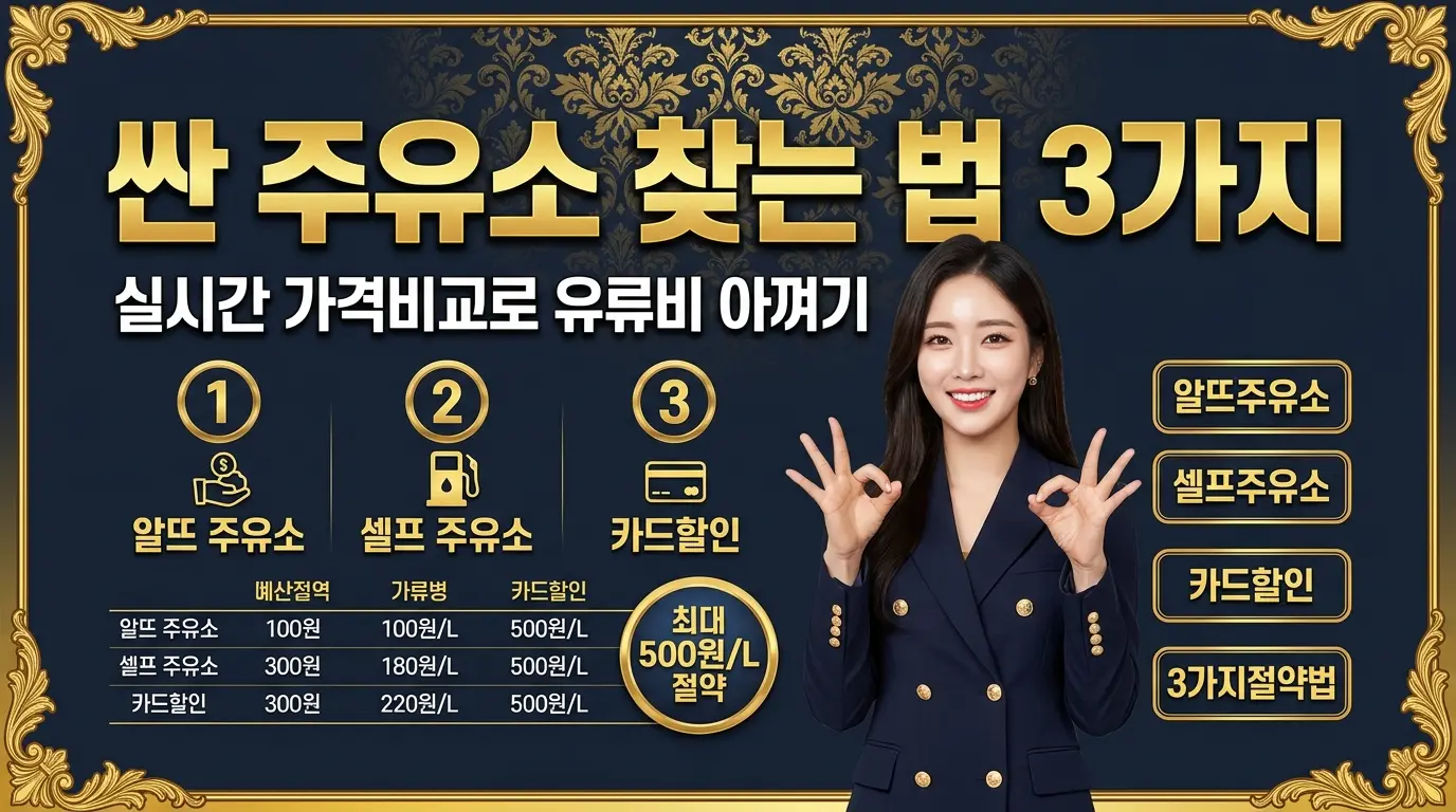 싼 주유소 찾는 법