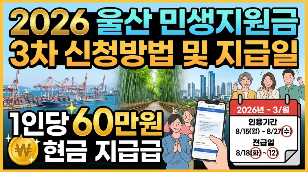 울산 민생지원금 3차