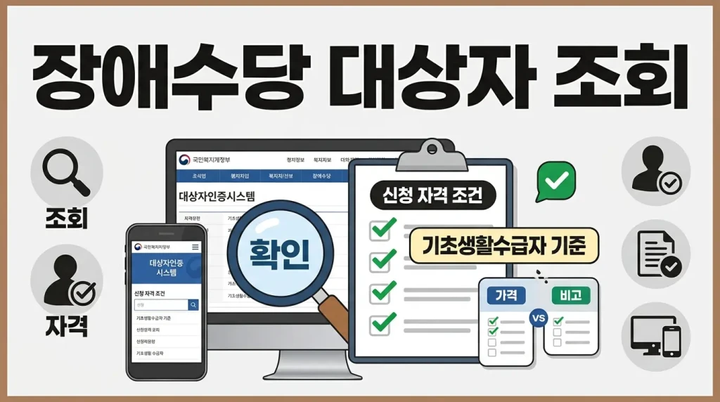 장애수당 대상자