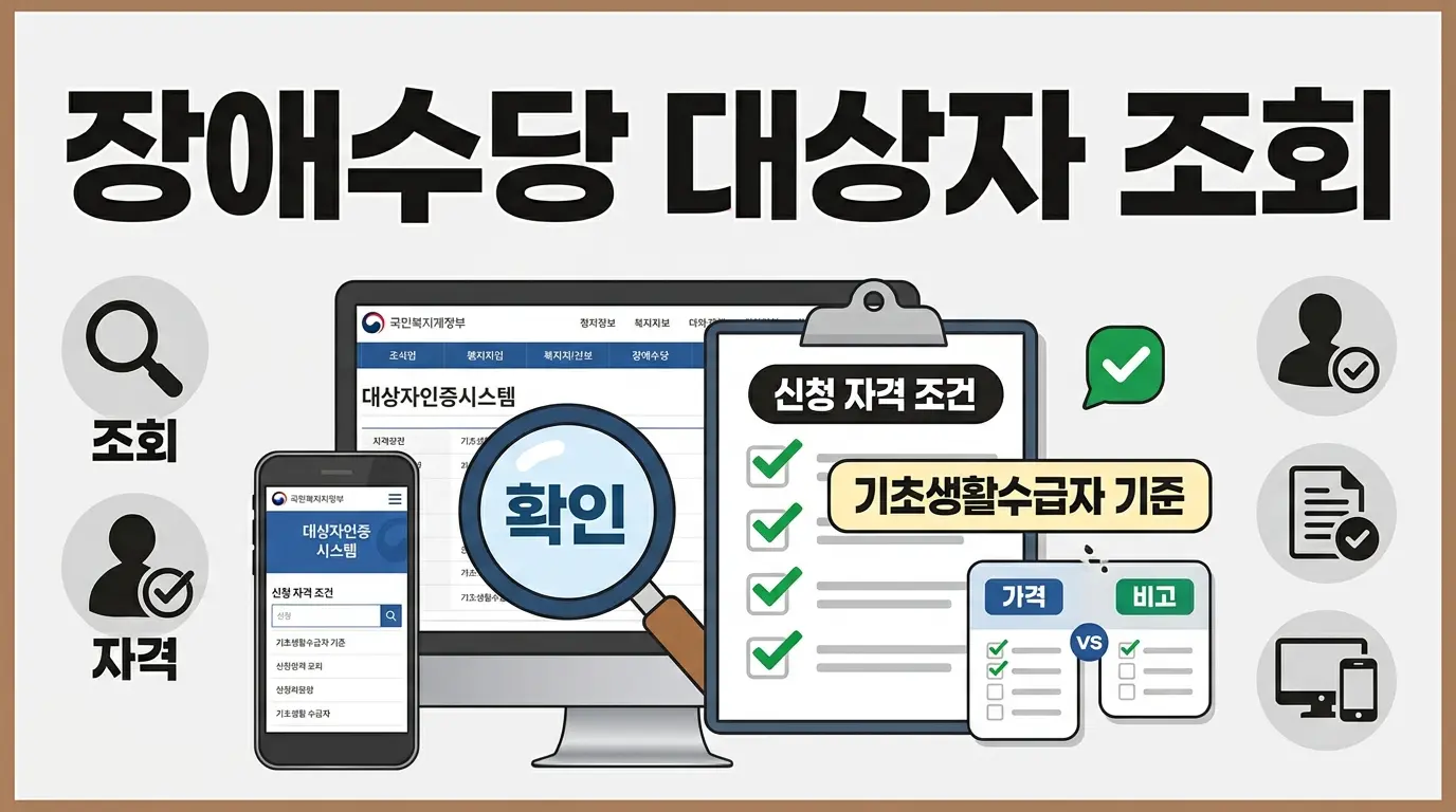 장애수당 대상자