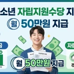 퇴소청소년 자립지원수당