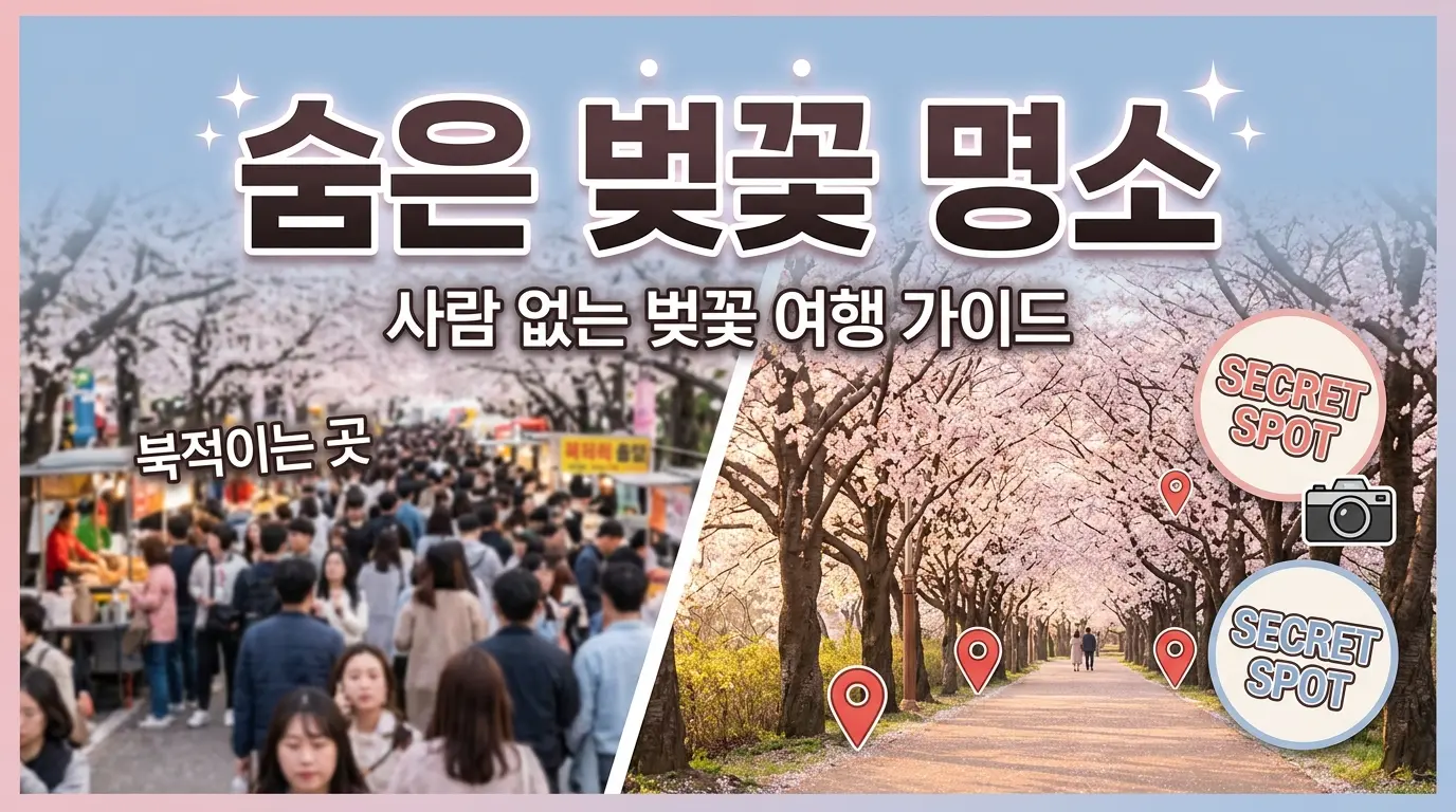 숨은 벚꽃 명소 추천 총정리