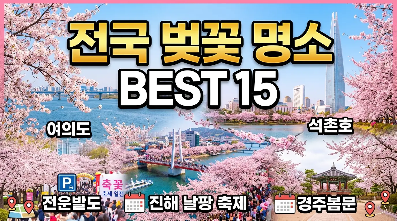 전국 벚꽃 명소