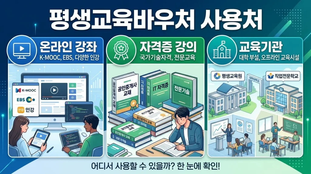 평생교육바우처 사용처