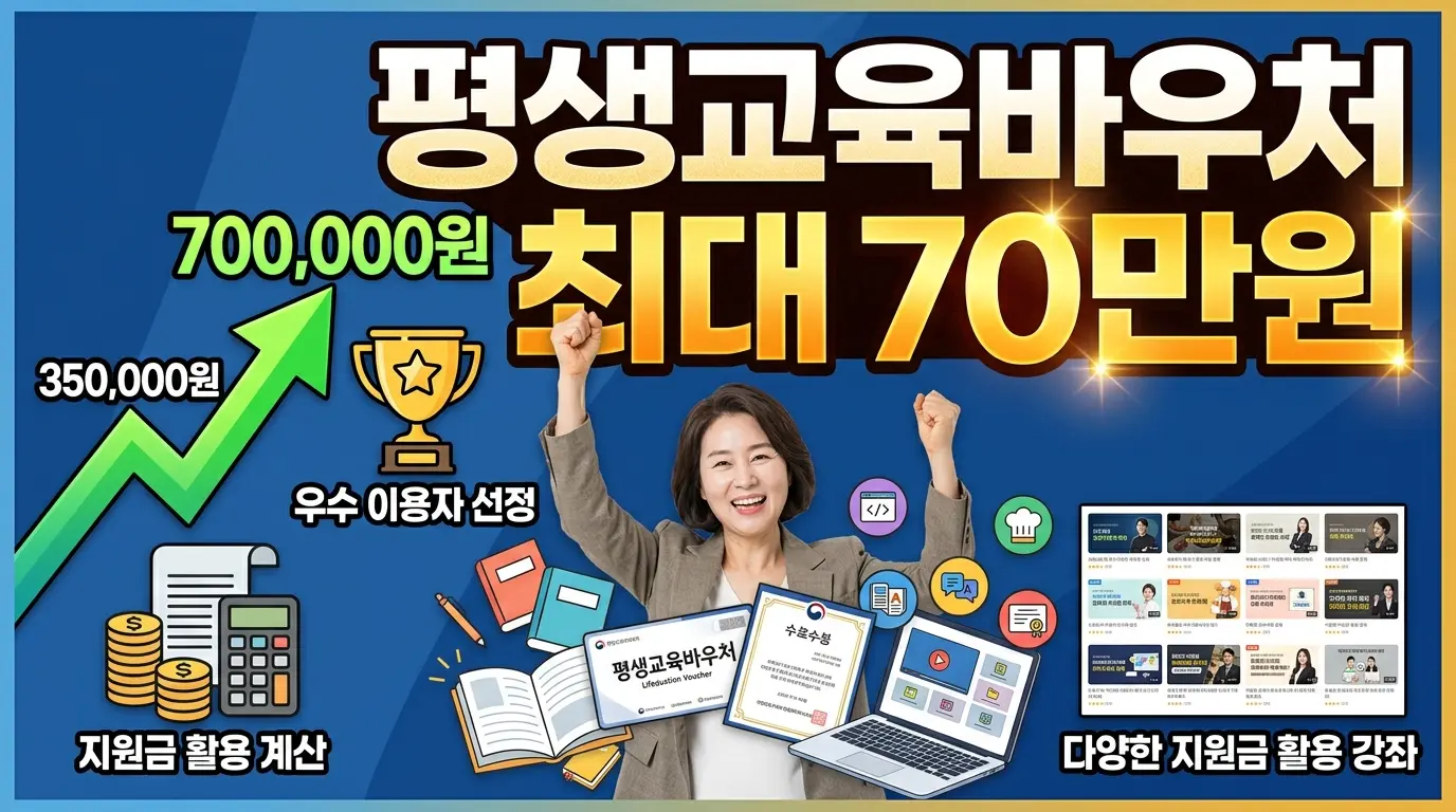 평생교육바우처 최대 70만원