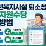 청소년복지시설 퇴소청소년 자립지원수당