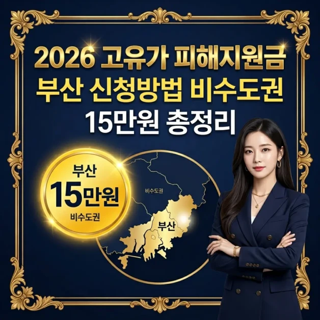 2026 고유가 피해지원금 부산 신청방법 비수도권 15만원 총정리 2 고유가 피해지원금 부산