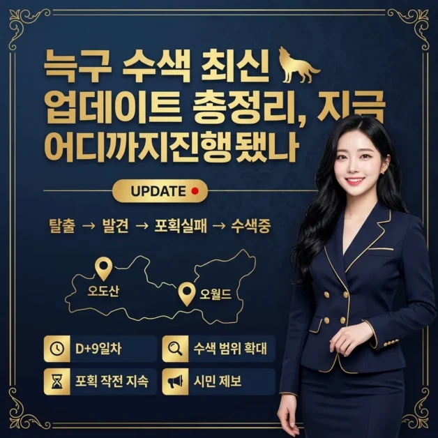 늑구 수색 최신 업데이트 총정리, 지금 어디까지 진행됐나 2 늑구 수색