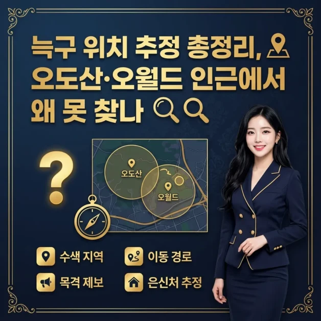 늑구 위치 추정 총정리, 오도산·오월드 인근에서 왜 못 찾나 2 늑구 위치