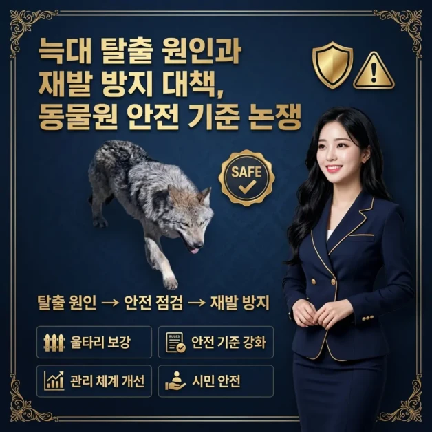 늑구 탈출 원인과 재발 방지 대책, 동물원 안전 기준 논쟁 2 늑구 탈출 원인과 재발 방지 대책, 동물원 안전 기준 논쟁