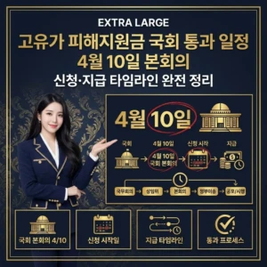 고유가 피해지원금 국회 통과 일정