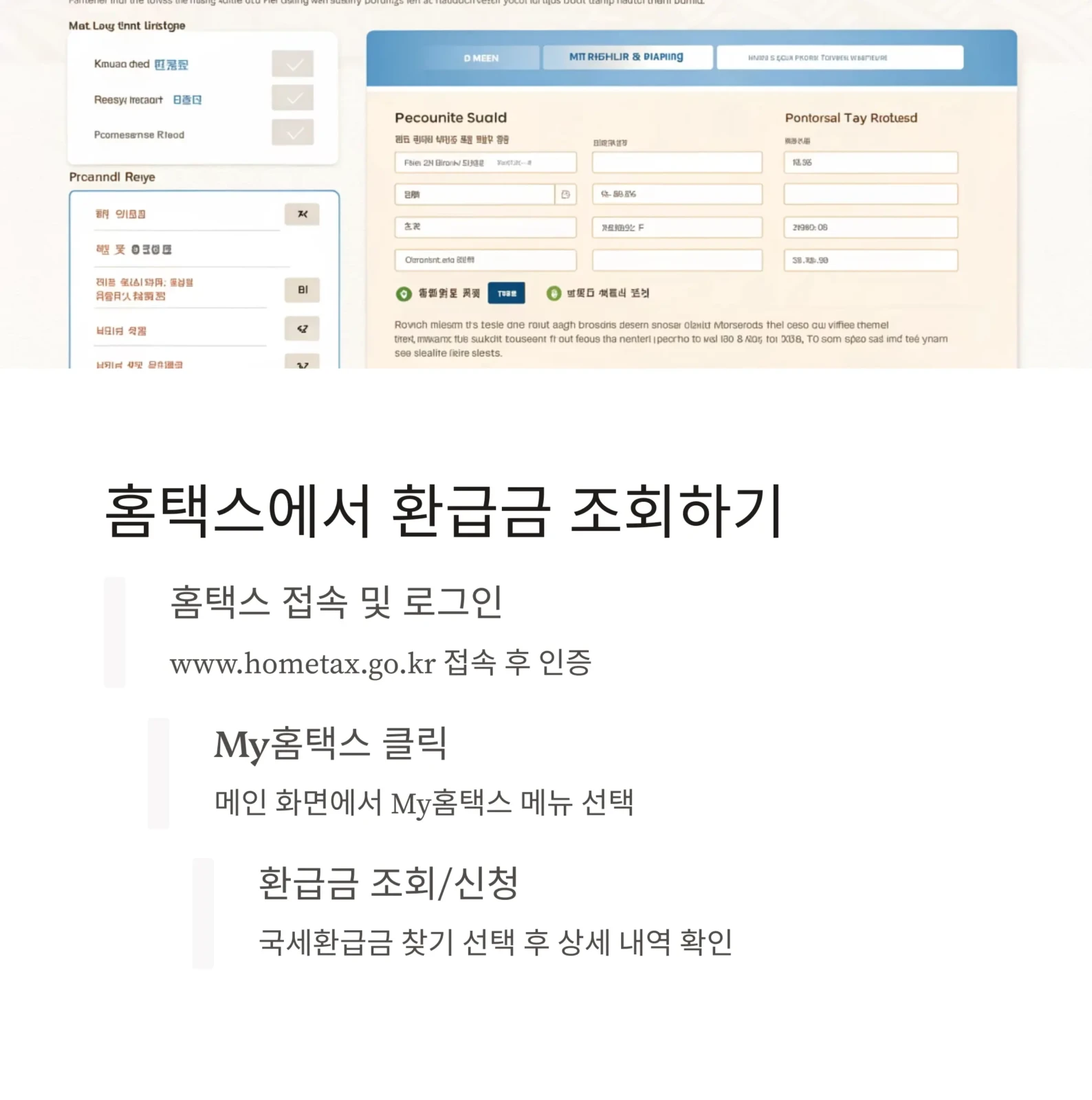 2026 홈택스 종합소득세 환급금 조회 방법 총정리: 지급일·계좌입금까지 2 섹션 1 이미지