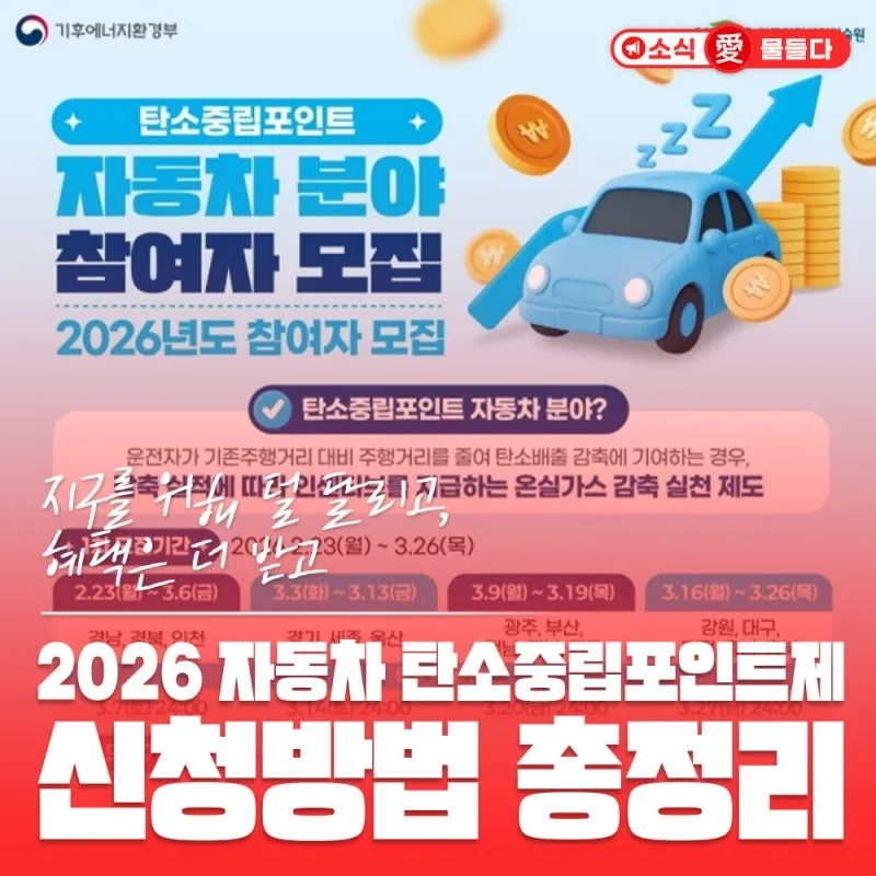 2026 탄소중립포인트 자동차 신청방법: 사진 등록에서 가장 많이 막히는 이유와 반려 피하는 법 2 섹션 1 이미지