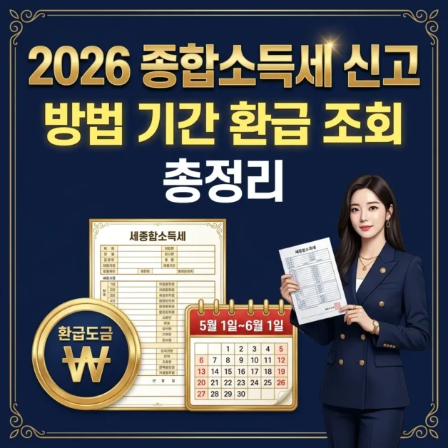 2026 종합소득세 신고 방법 기간 환급 조회 총정리 2 종합소득세 신고 방법