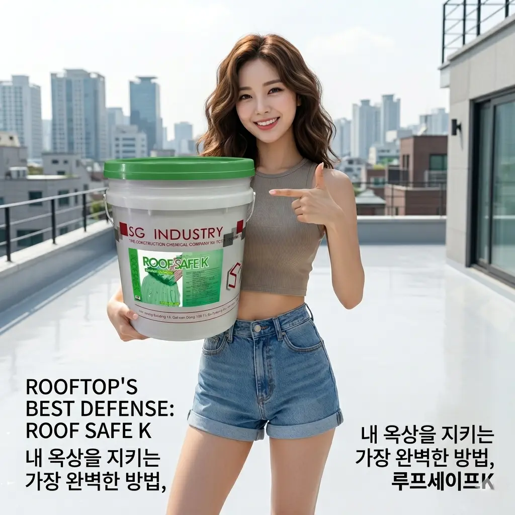 인천 옥상방수 고민 해결, 루프세이프K 한 번 시공으로 10년 안심