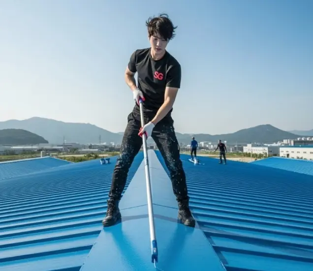 공장 지붕 누수 반복된다면? 하이루프K 판넬방수페인트로 해결하는 방법 4 image 20